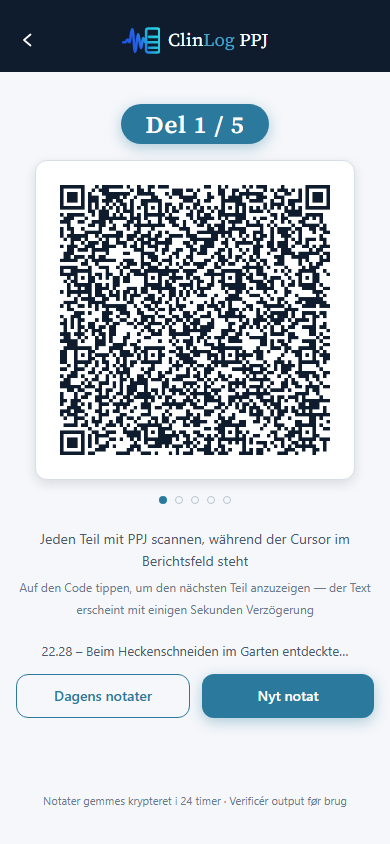 QR-Übergabe