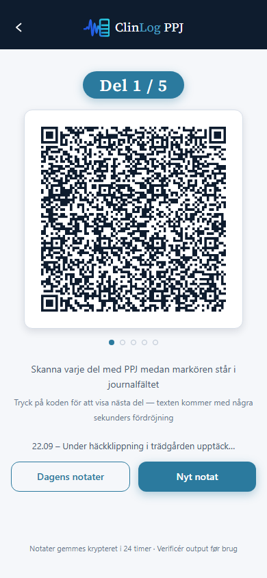QR-överlämning